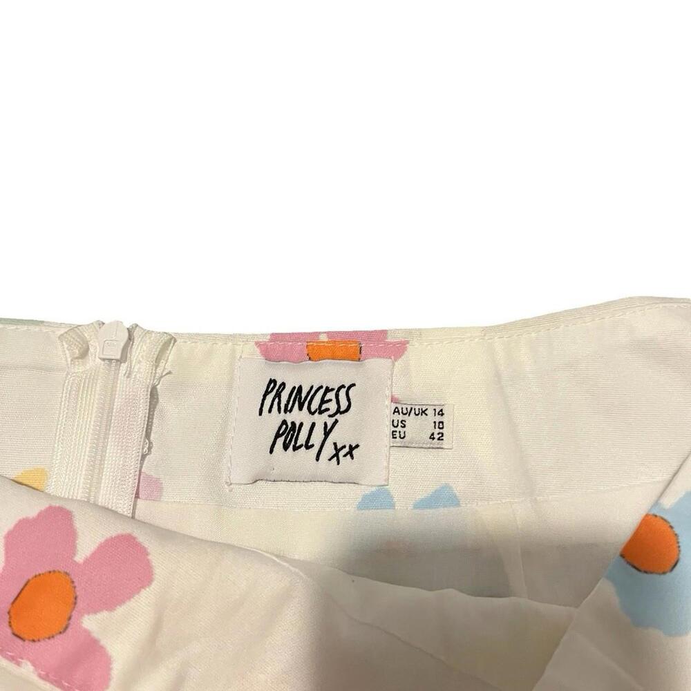 Princess Polly Floral Print Mini Skirt 14 - Picture 3 of 5